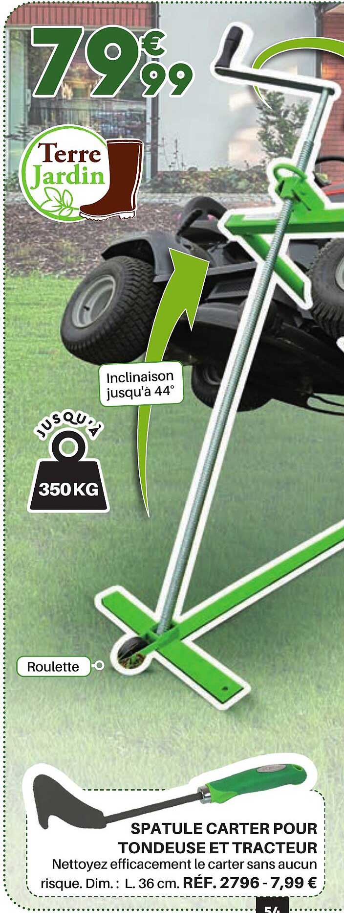 spature carter pour tondeuse et tracteur