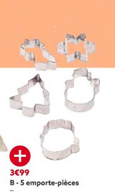 5 emporte-pièces