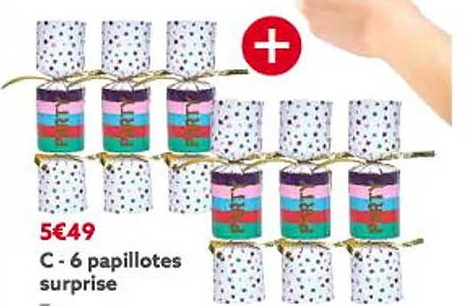 6 papillotes surprise