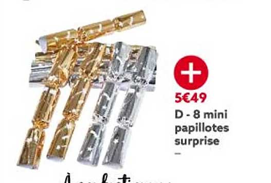 8 mini papillotes surprise