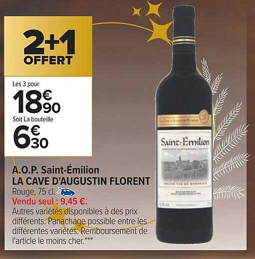 a.o.p. saint-émiliion la cave d'augustin florent