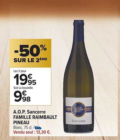 a.o.p. sancerre famille raimbault pineau