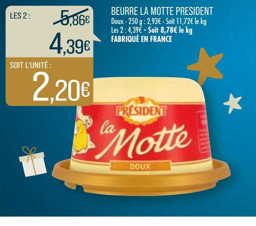 beurre la motte président