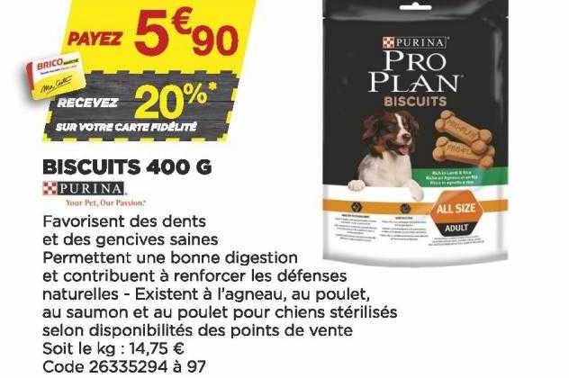 Biscuits 400 G Purina