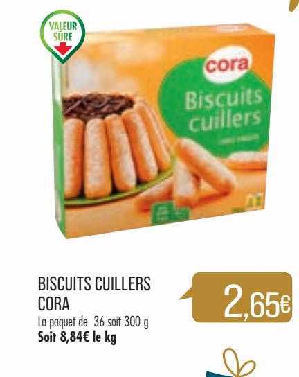 biscuits cuillers cora