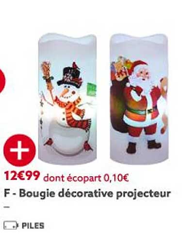 Bougie Décorative Projecteur
