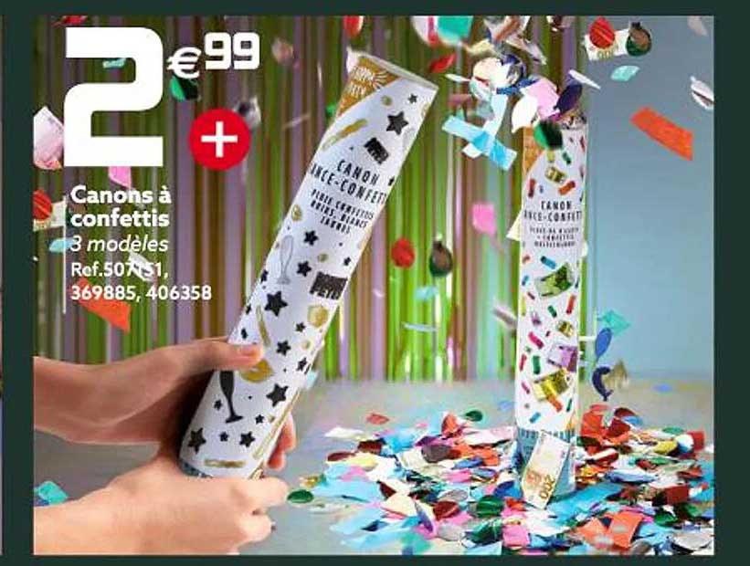canons à confettis