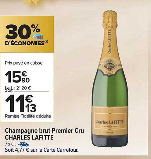 champagne brut premier cru charles lafitte