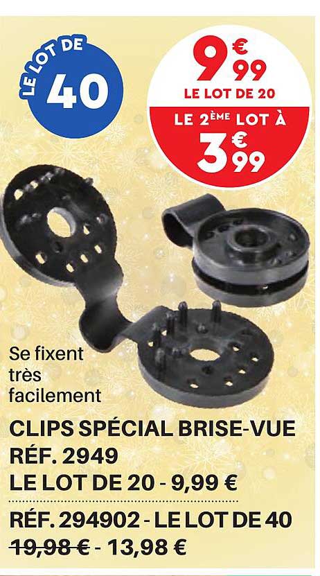 clips spécial brise-vue