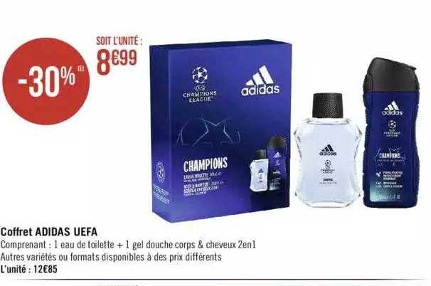 coffret adidas uefa