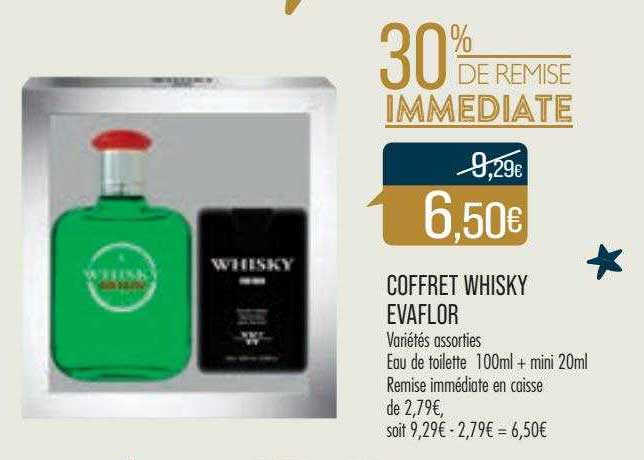 coffret whisky evaflor