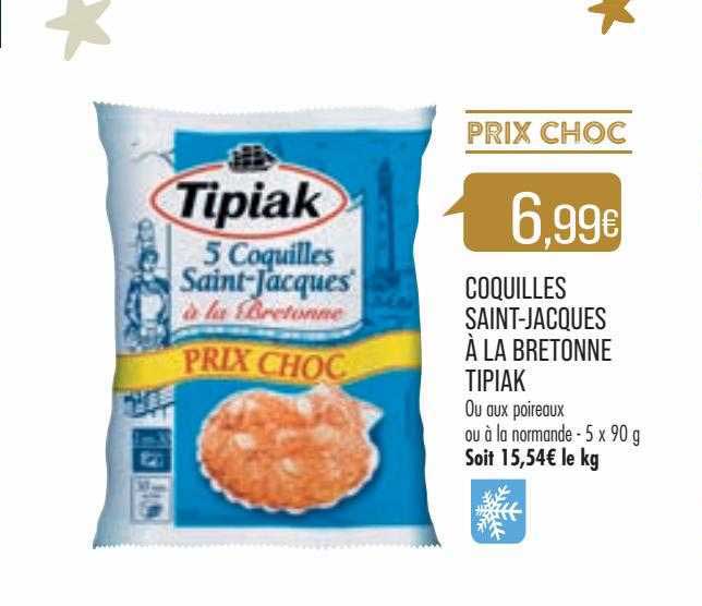 coquilles saint-jacques à la bretonne tipiak