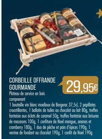 corbeille offrande gourmande