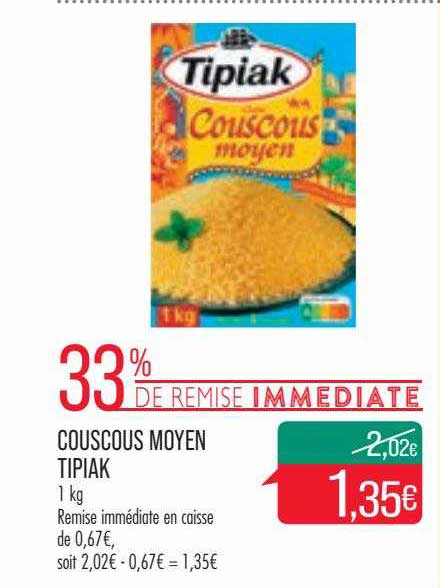 Couscous Moyen Tipiak