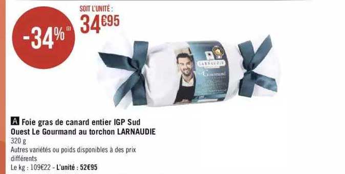 foie gras de canard entier igp sud ouest le gourmand au torchon larnaudie