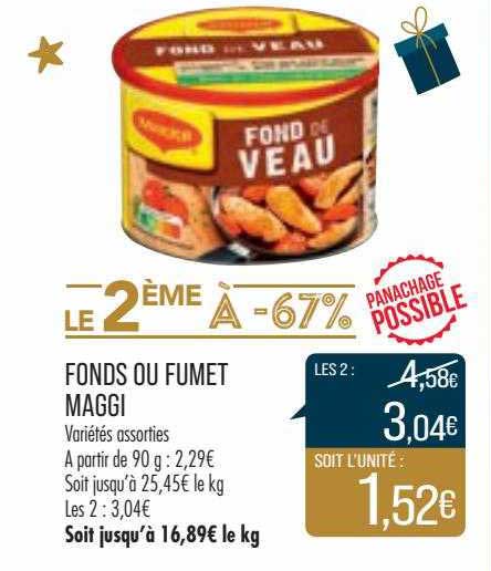 fonds ou fumet maggi