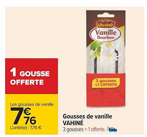 gousses de vanille vahiné