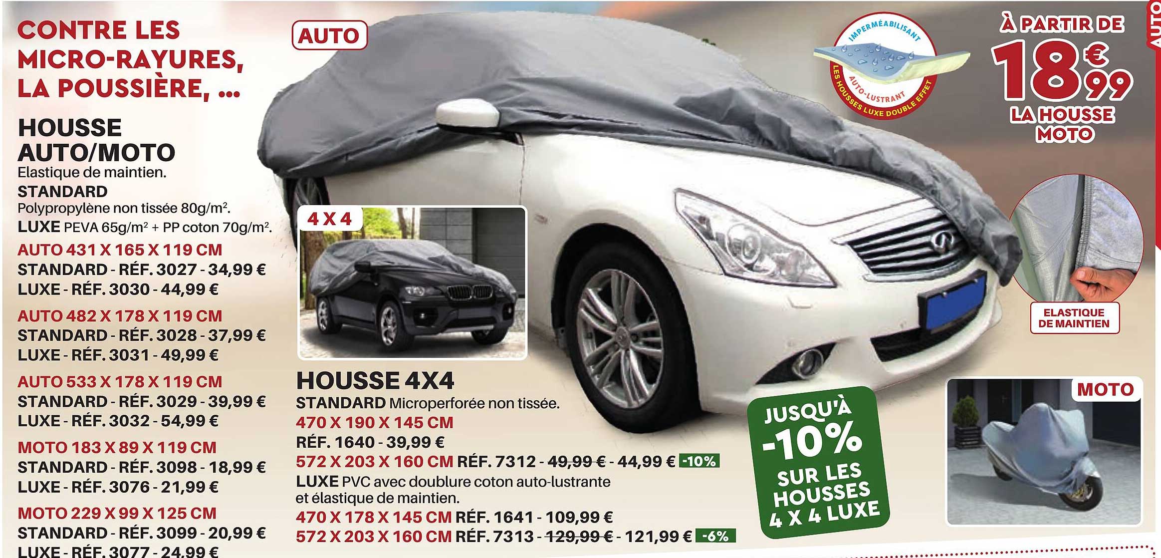 Housse Auto-moto, Housse 4x4