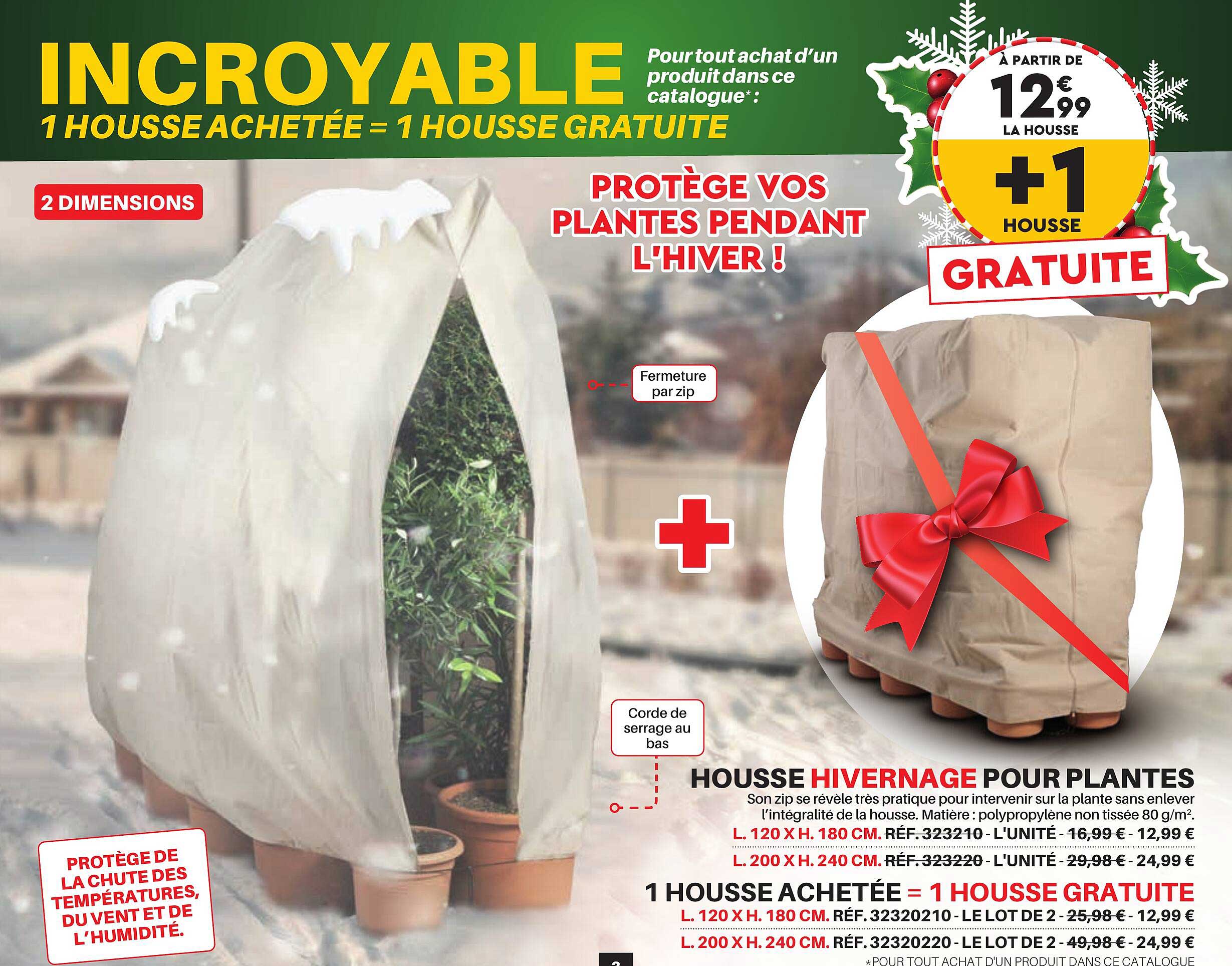 Housse Hivernage Pour Plantes