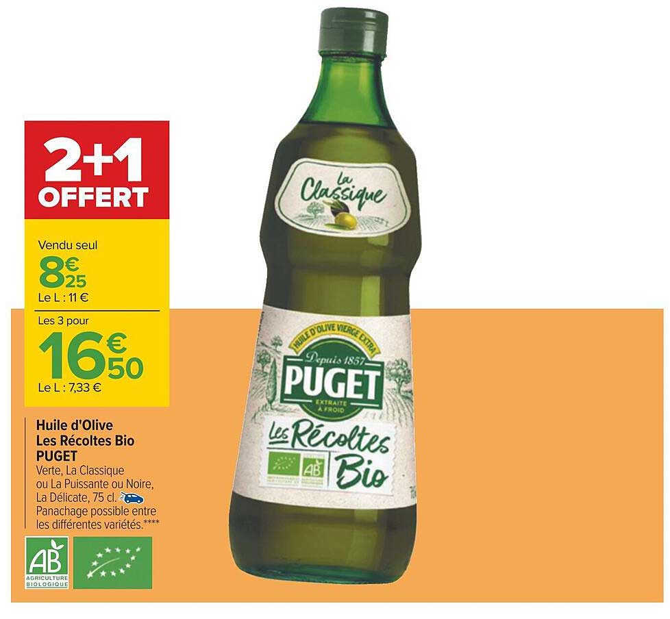 huile d'olive les récoltes bio puget