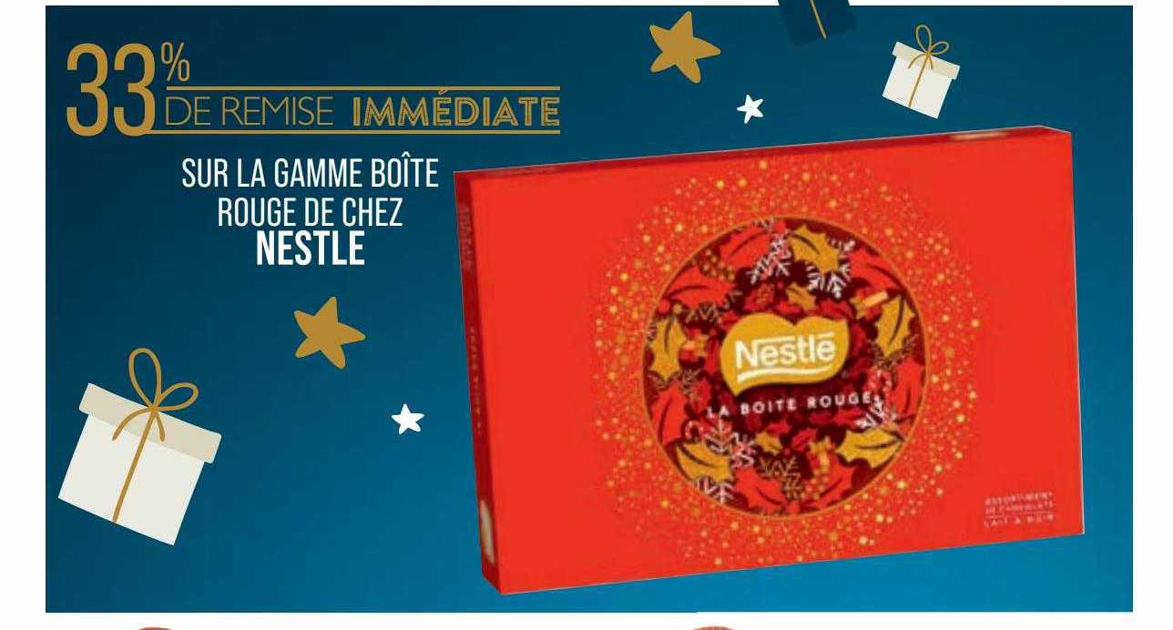 la gamme boîte rouge de chez nestlé