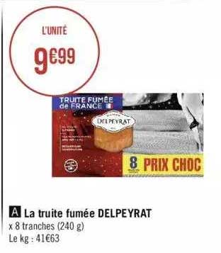 La Truite Fumée Delpeyrat