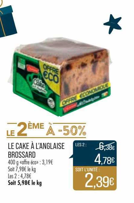 le cake à l'anglaise brossard