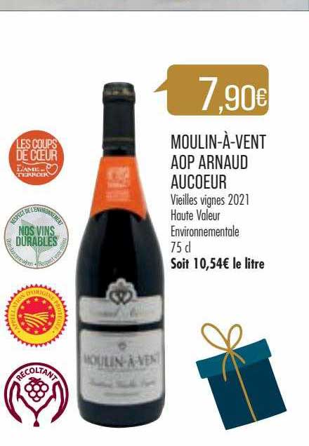 moulin-à-vent aop arnaud aucoeur vieilles vignes 2021