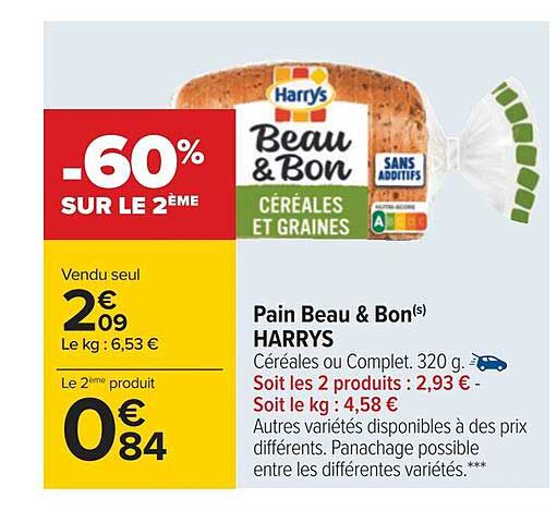 pain beau & bon harrys