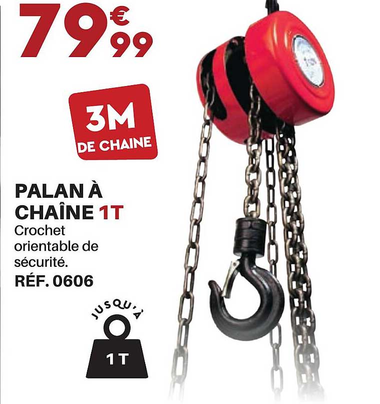 Palan à Chaîne 1t