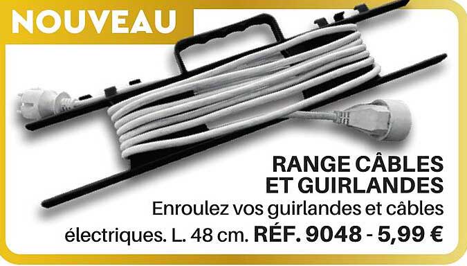 range câbles et guirlandes