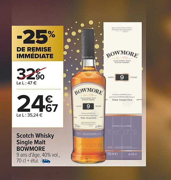 scotch whisky single malt bowmore
