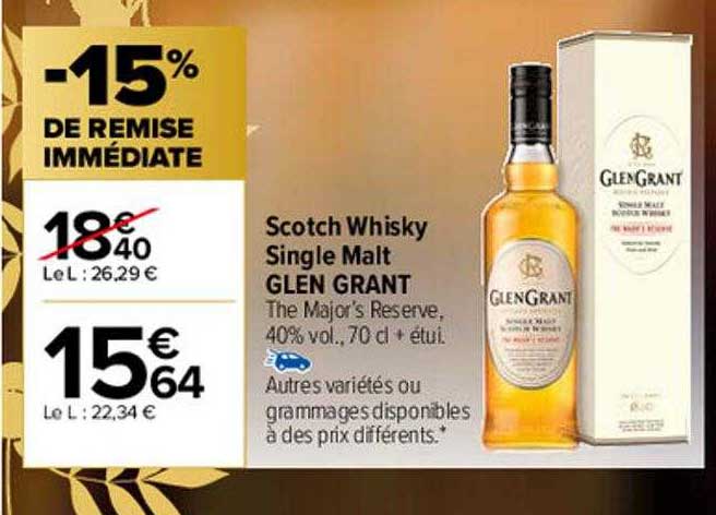 scotch whisky single malt glen grant