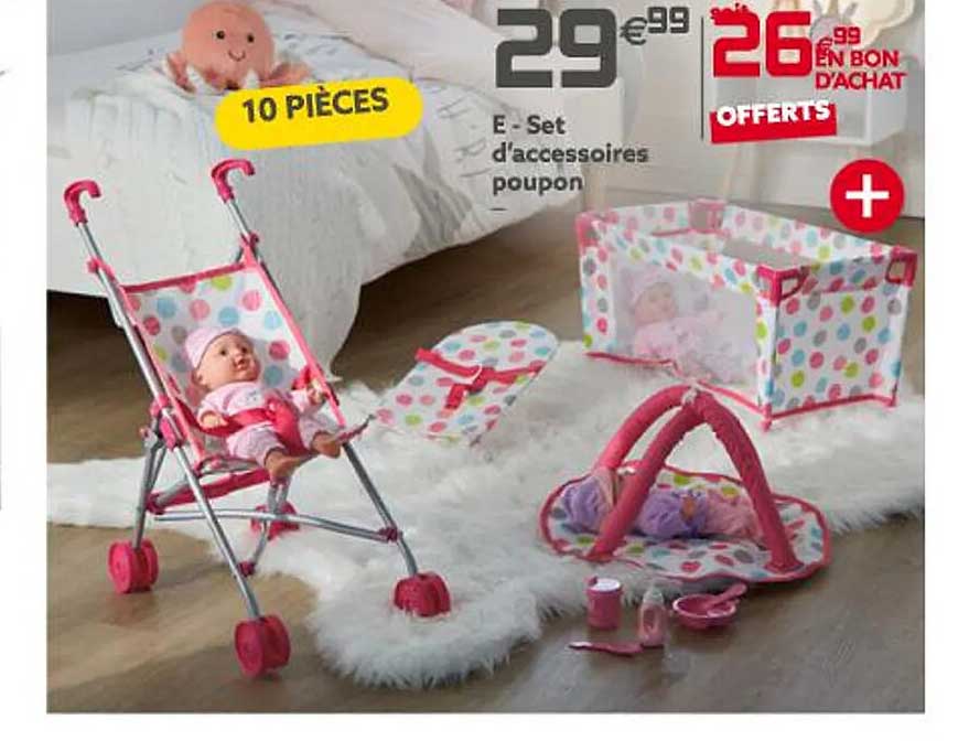 set d'accessoires poupon