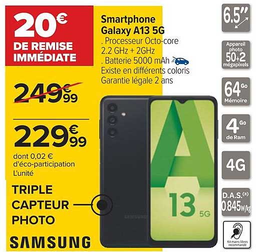 smartphone samsung galaxy a13 5g
