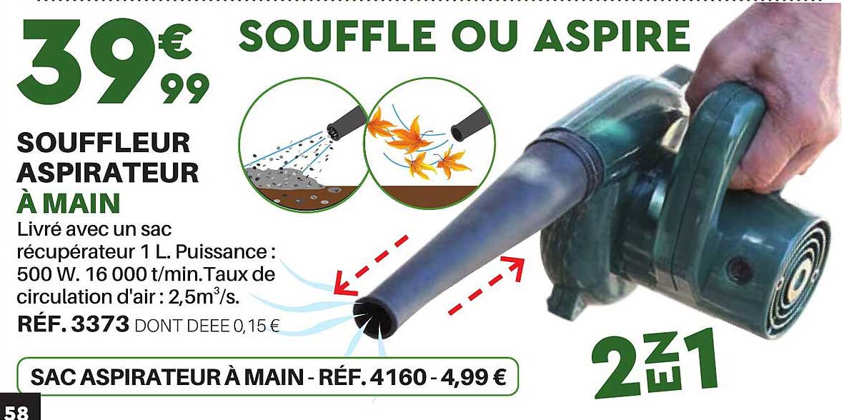 Souffleur Aspirateur à Main