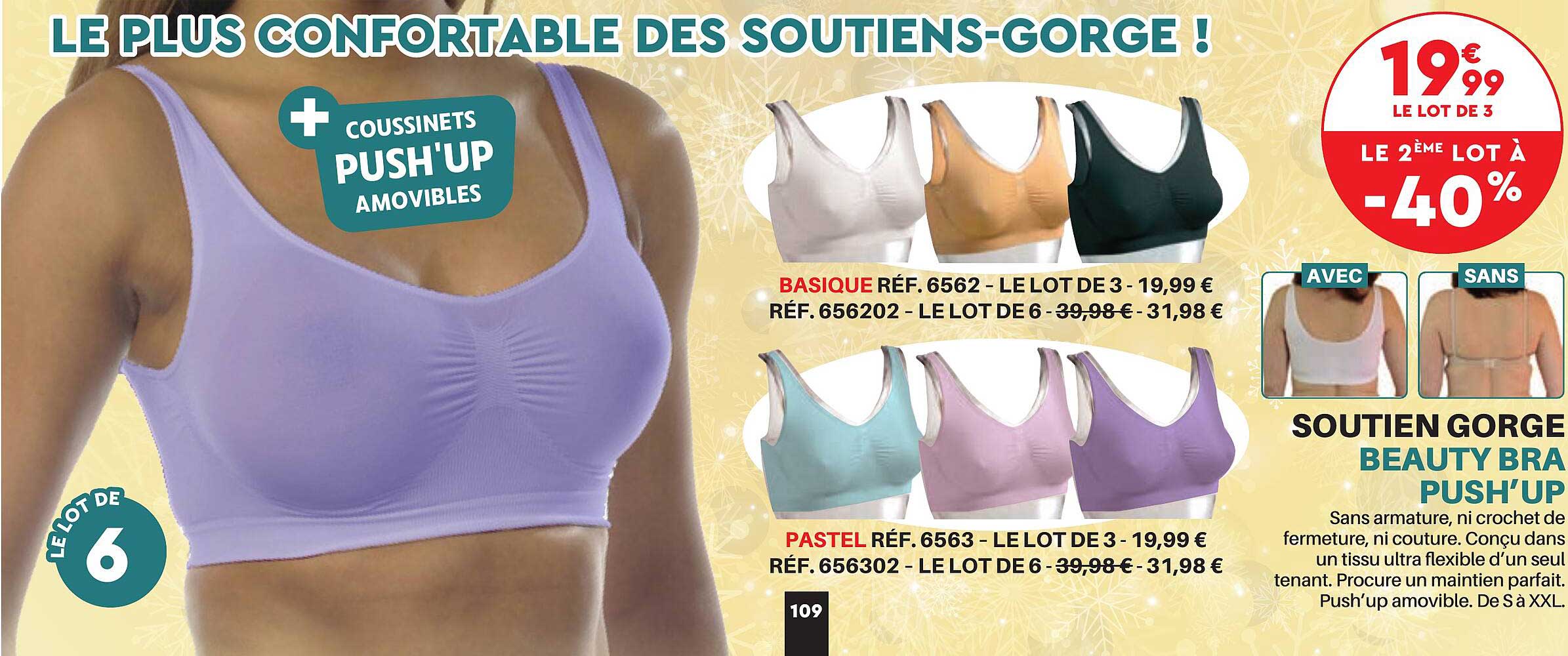 soutien gorge beauty bra push'up