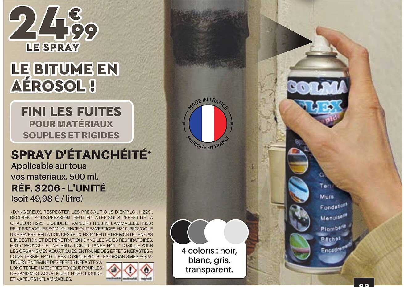 spray d'étanchéité