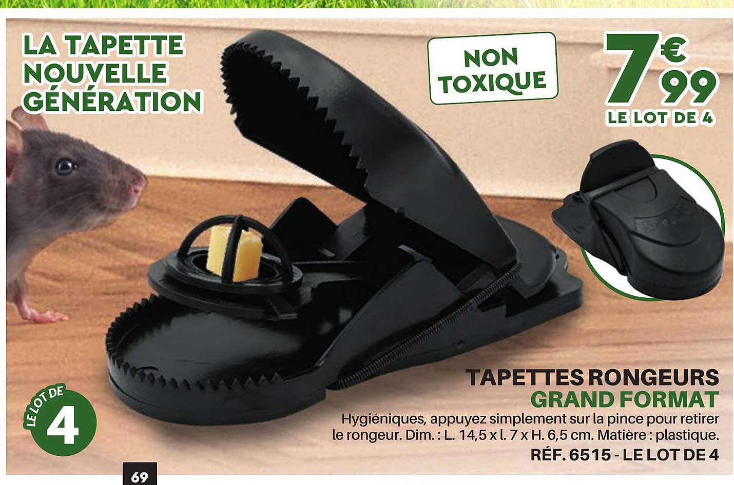 tapettes rongeurs grand format