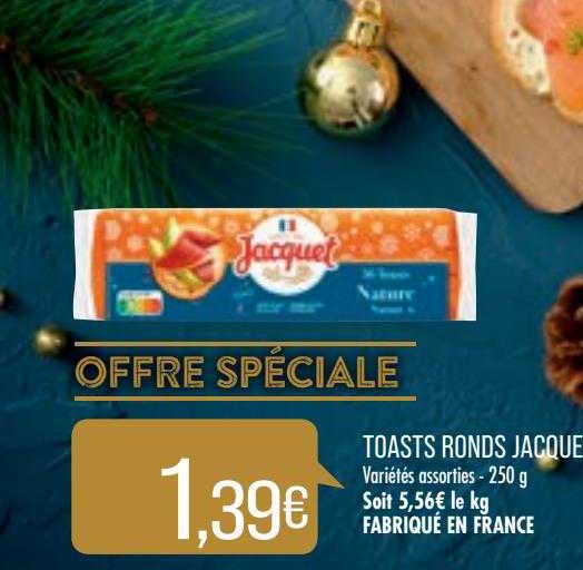 toasts ronds jacque