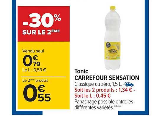 Tonic Carrefour Sensation
