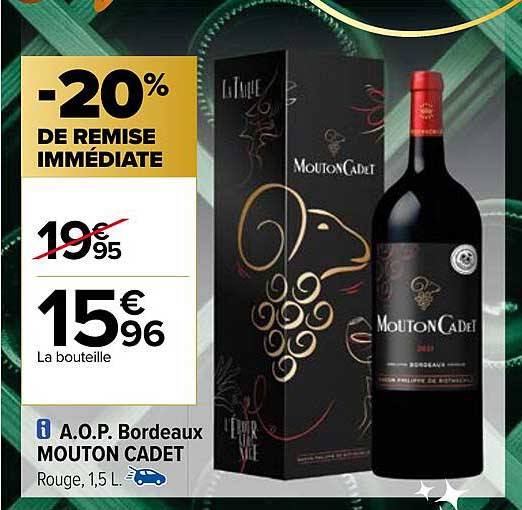 a.o.p. bordeaux mouton cadet