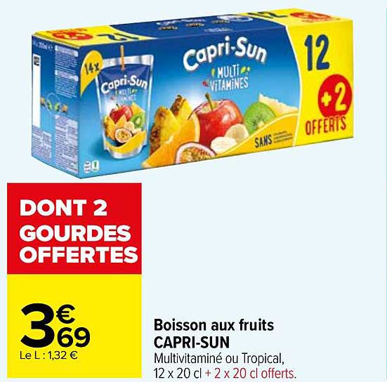 Boisson Aux Fruits Capri-sun