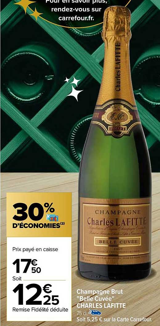 champagne brut "belle cuvée" charles lafitte