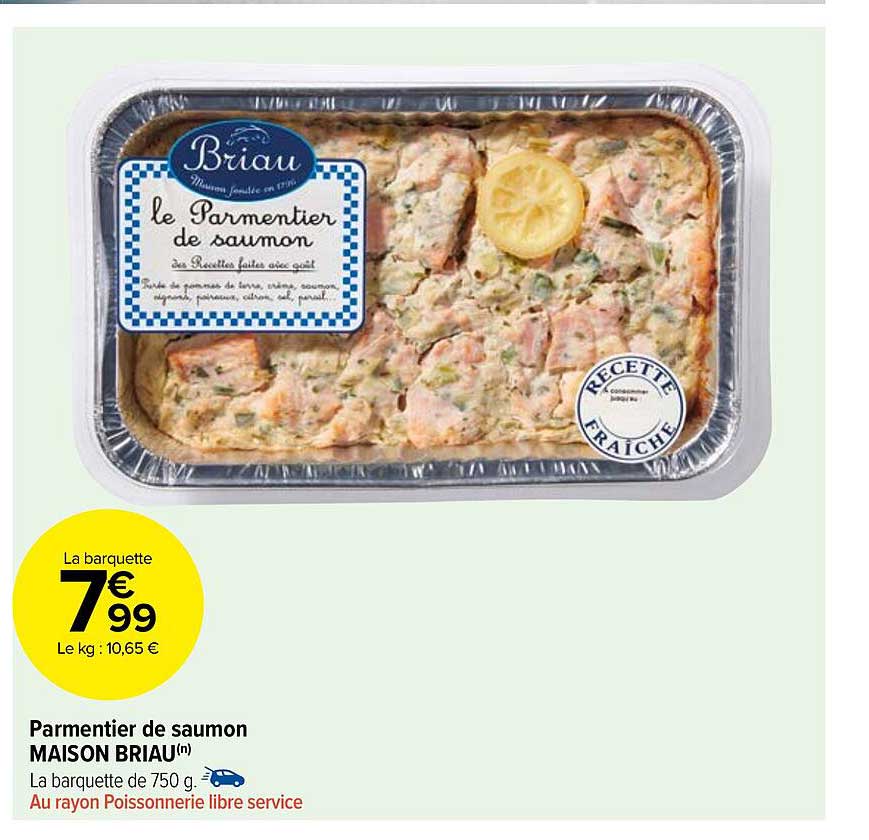 Parmentier De Saumon Maison Briau