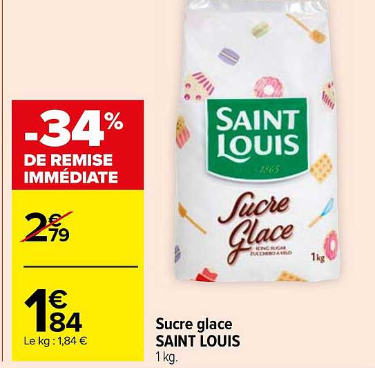 sucre glace saint louis