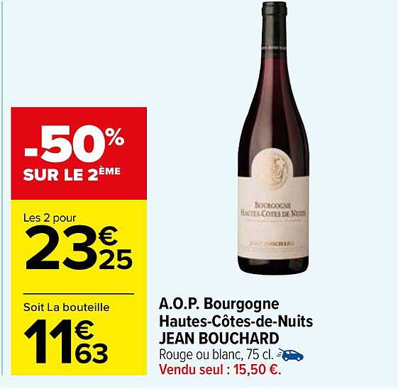 a.o.p. bourgogne hautes-côtes-de-nuits jean bouchard