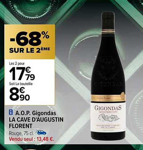 a.o.p. gigondas la cave d'augustin florent