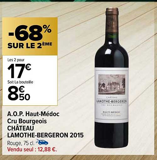 a.o.p. haut-médoc cru bourgeois château lamothe-bergeron 2015