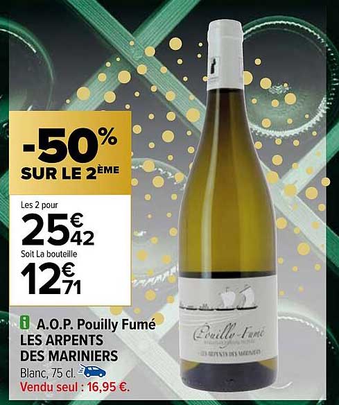 a.o.p. pouilly fumé les arpents des mariniers